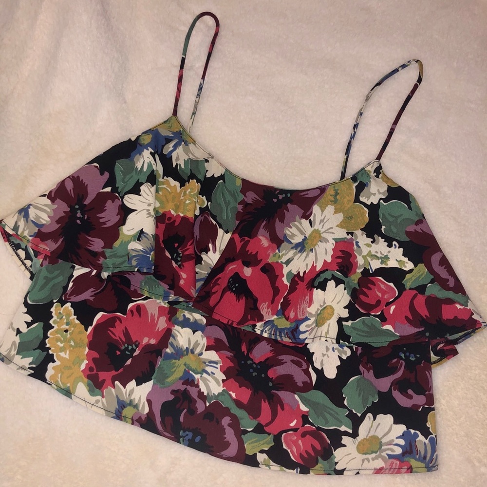ASOS Floral Crop Top 🌺 - Picture 1 of 3